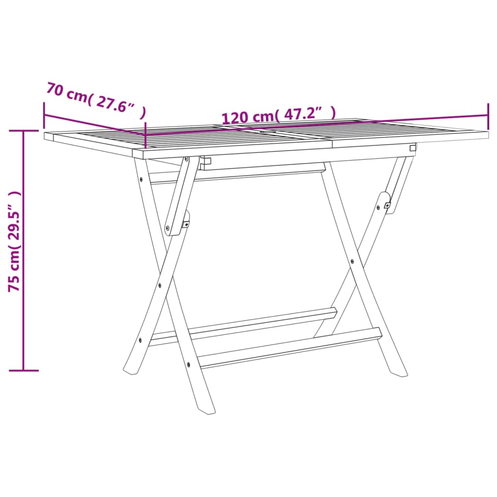Juego de comedor de jardín 5 piezas madera maciza de teca