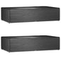Fundas muebles de jardín 2 uds 16 ojales cuadrado 205x205x90 cm