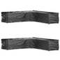Fundas muebles de jardín 2 uds 16 ojales cuadrado 205x205x90 cm