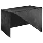 Fundas de banco balancín 2 uds 12 ojales PE 215x150x130/150 cm