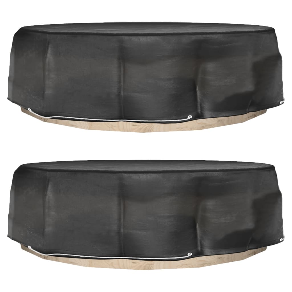 Funda para muebles de jardín 10 ojales redonda Ø230x90 cm