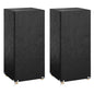 Fundas sillas jardín 2 uds 8 ojales polietileno 65x65x110/150cm
