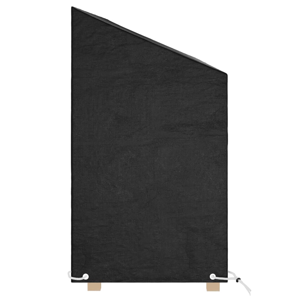 Fundas bancos jardín 2 uds 12 ojales polietileno 210x70x70/88cm
