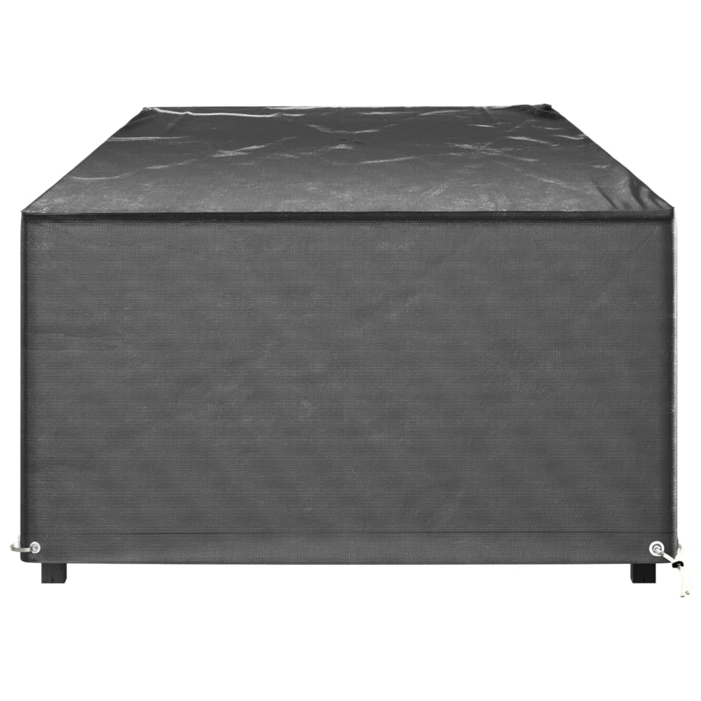 Fundas para tumbonas 2 uds 12 ojales polietileno 205x75x40 cm