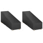 Fundas para tumbonas 2 uds 12 ojales polietileno 205x75x40 cm