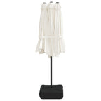 Sombrilla doble blanco arena 449x265 cm