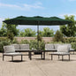 Sombrilla doble blanco arena 449x265 cm