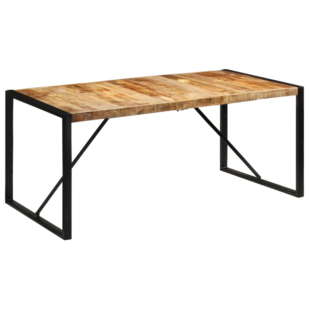 Mesa de comedor madera maciza de acacia 110x55x76 cm