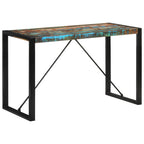 Mesa de comedor madera maciza de acacia 110x55x76 cm