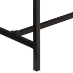 Aparador de madera maciza de mango rugosa 80x30x95 cm