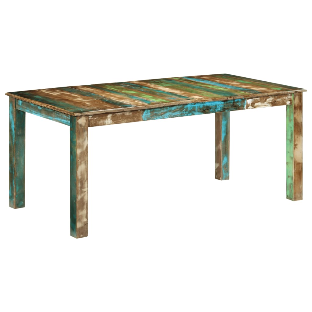 Mesa de comedor madera maciza de acacia 110x55x76 cm