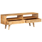 Mueble de TV madera maciza de mango 110x30x41 cm