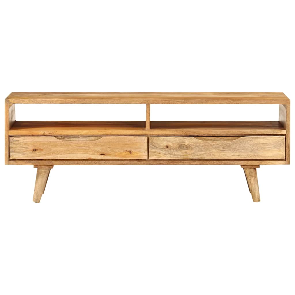 Mueble de TV madera maciza de mango 110x30x41 cm