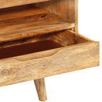 Mueble de TV madera maciza de mango 110x30x41 cm