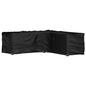Funda para muebles de jardín 10 ojales redonda Ø230x90 cm