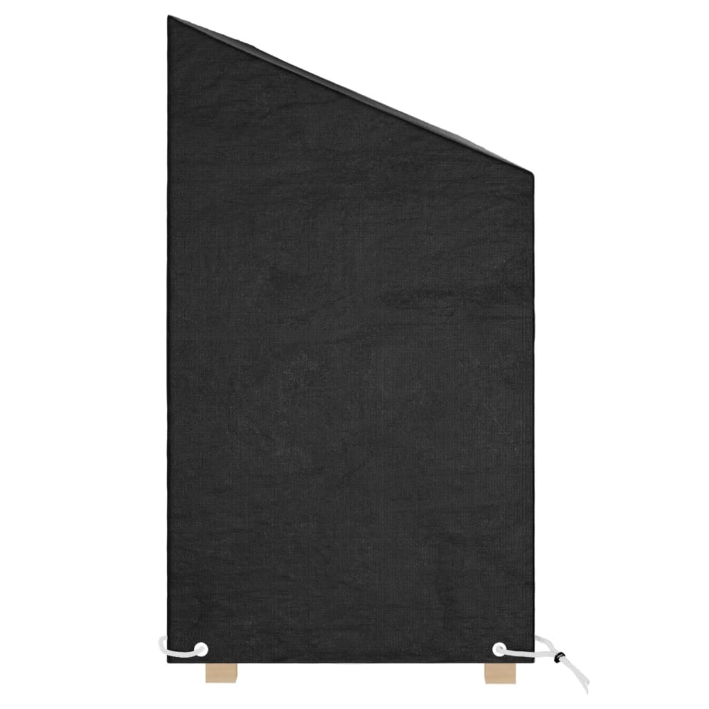 Funda de banco de jardín 12 ojales polietileno 210x70x70/88 cm