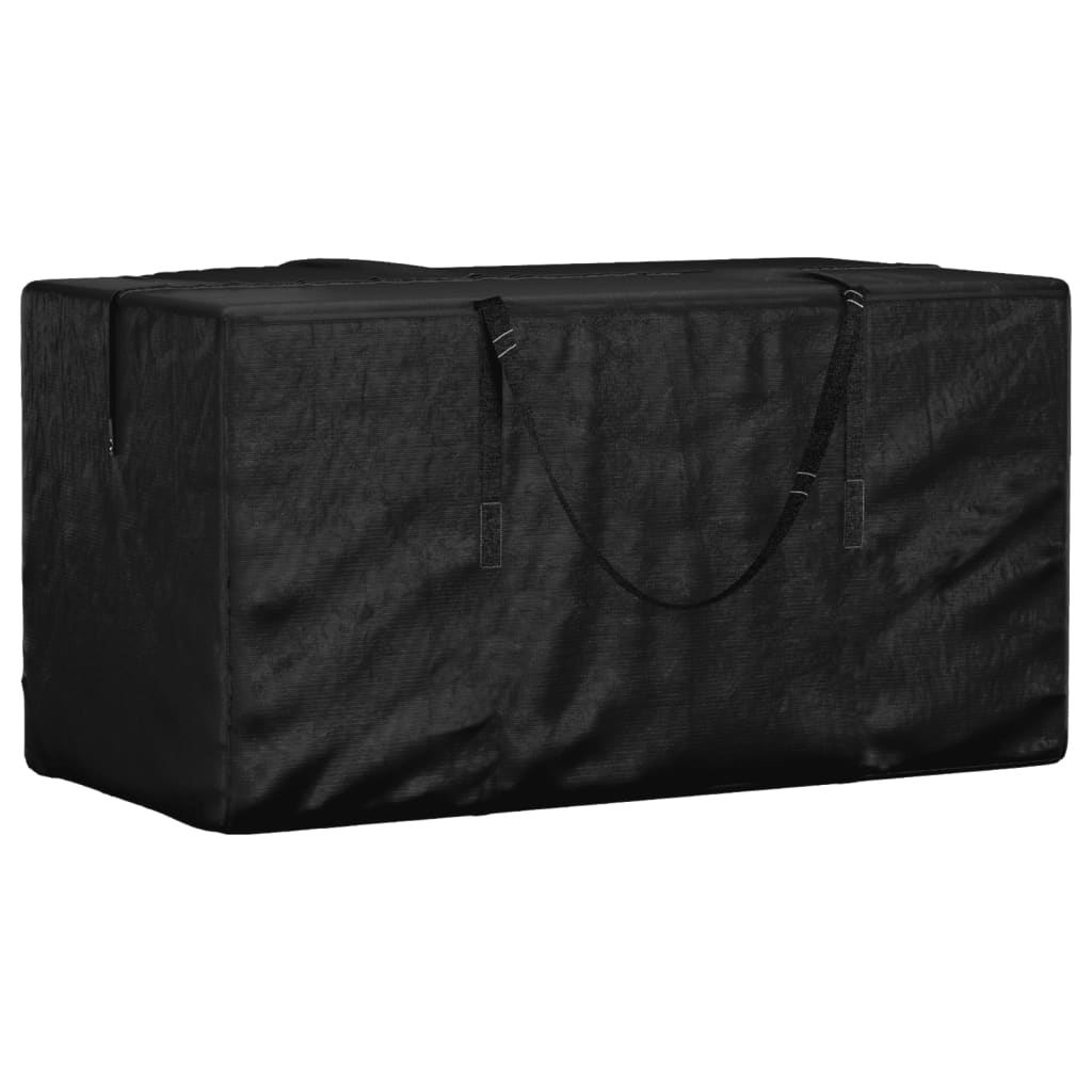 Bolsa para cojines de jardín polietileno negro 135x40x55 cm