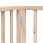 Puerta para perros plegable 15 paneles madera de álamo 750 cm