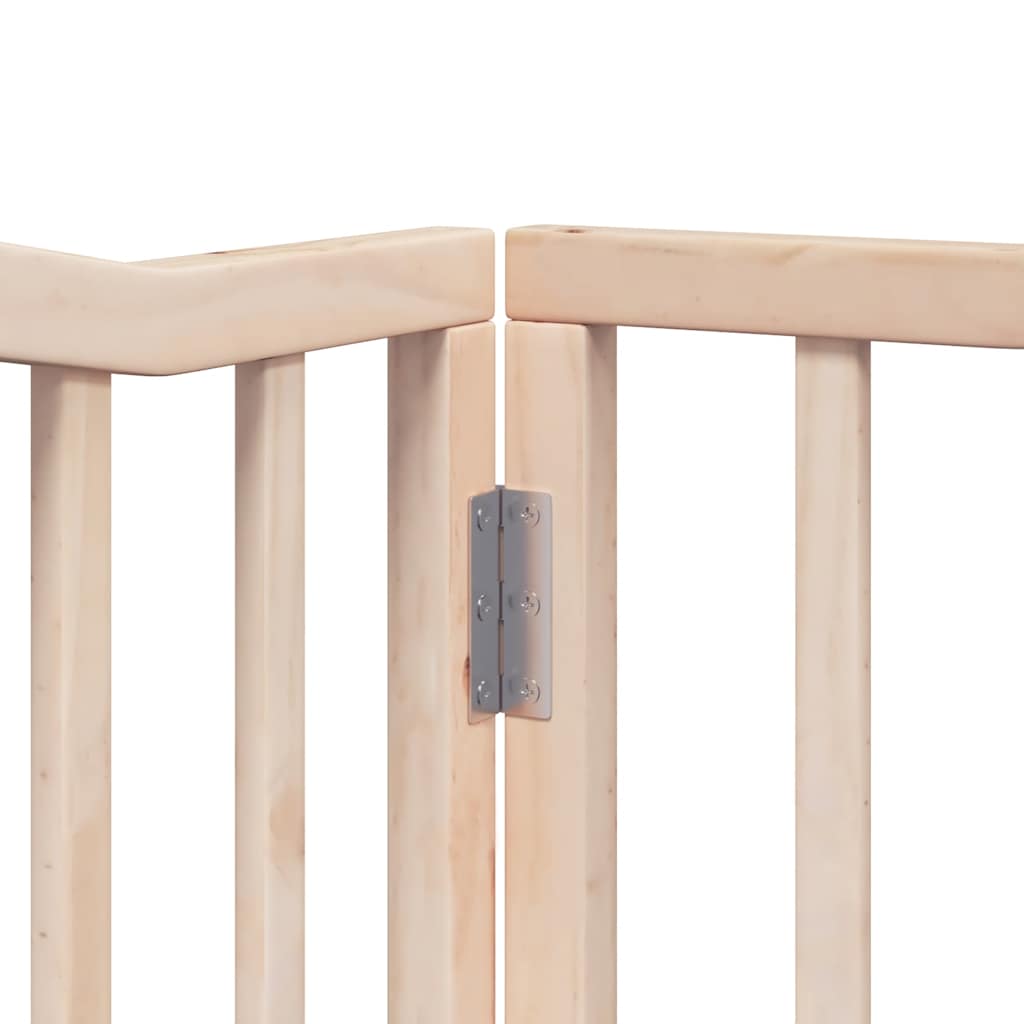 Puerta para perros plegable 10 paneles madera de álamo 800 cm
