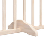 Puerta para perros plegable 12 paneles madera de álamo 960 cm