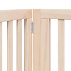 Puerta para perros plegable 10 paneles madera de álamo 800 cm