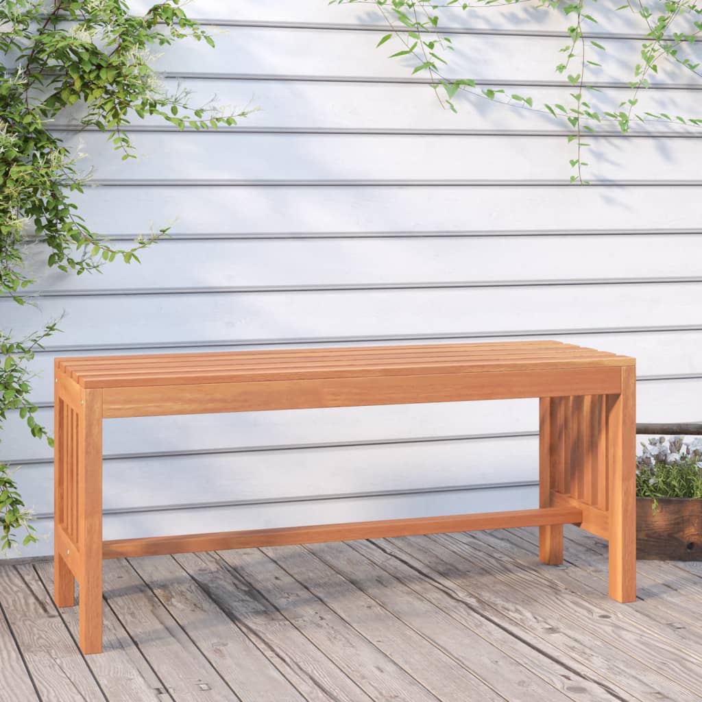 Banco de jardín de madera de pino impregnada 110 cm