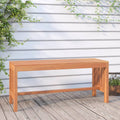 Banco de jardín de madera de pino impregnada 110 cm