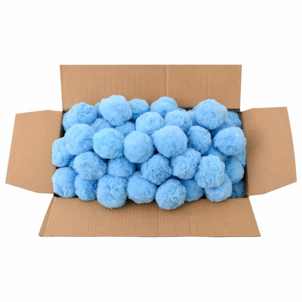 Bolas de filtro de piscina antibacterias polietileno azul 700 g