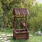 Wishing Well Fountain with Pump Fir Wood 57x50x112 cm