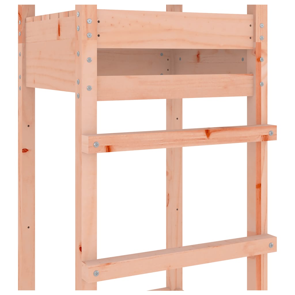 Torre de juegos madera maciza abeto douglas 52,5x46,5x206,5 cm