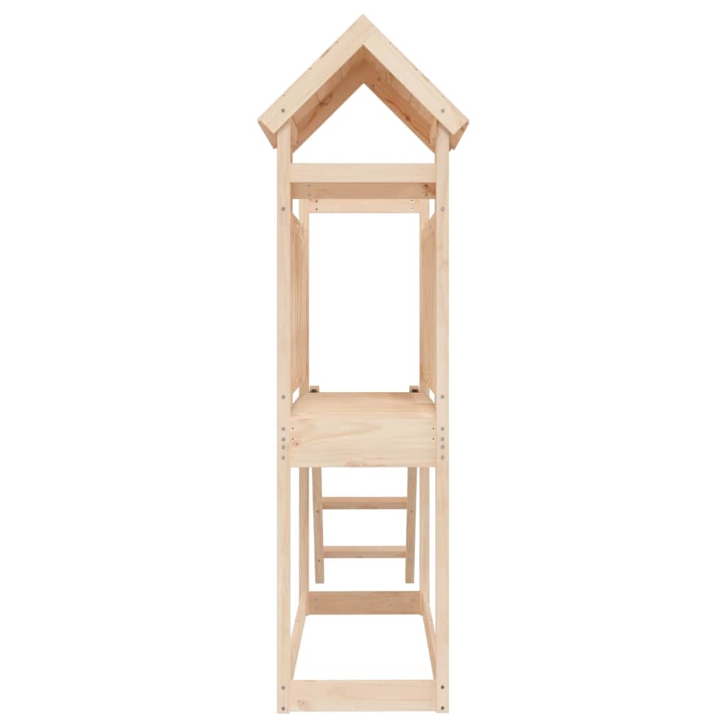 Parque infantil de exterior madera maciza de pino 53x110x214 cm