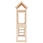 Parque infantil de exterior madera maciza de pino 53x110x214 cm