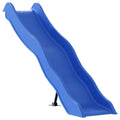 Tobogán infantil polipropileno azul 174x38 cm