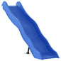 Tobogán infantil polipropileno azul 174x38 cm