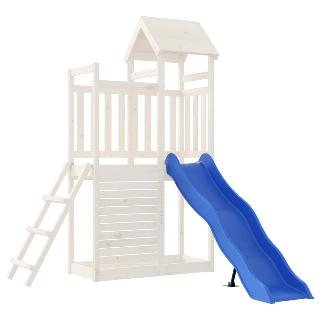 Tobogán infantil polipropileno azul 174x38 cm