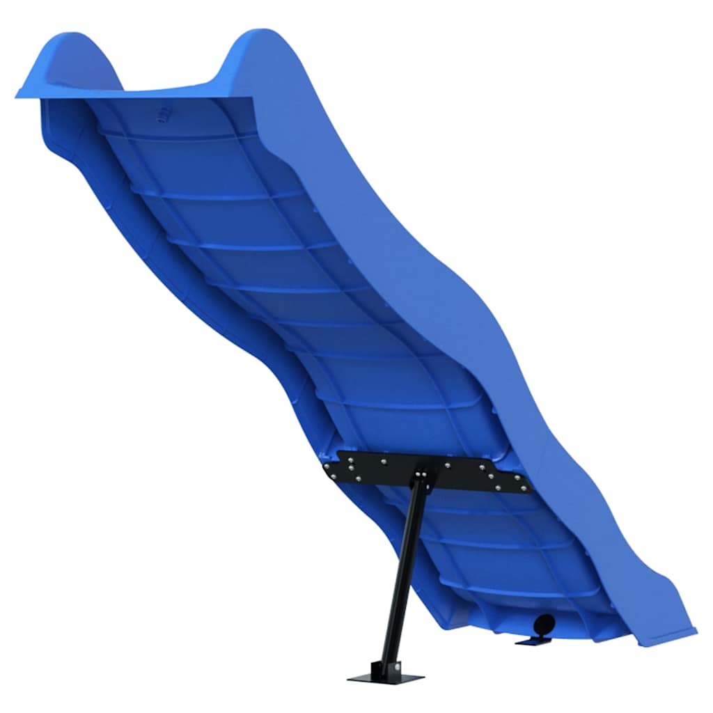Tobogán infantil polipropileno azul 174x38 cm