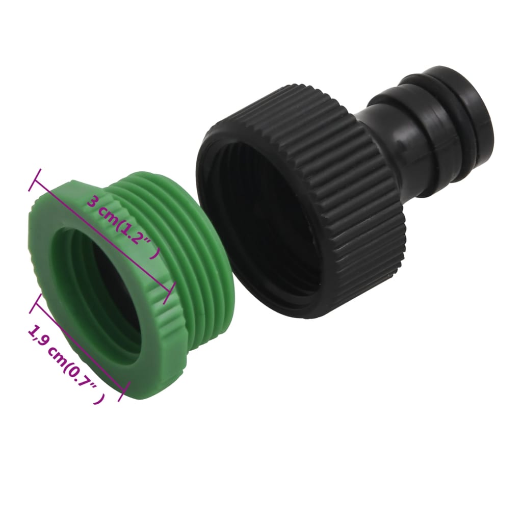 Manguera de jardín con accesorios PVC verde 0,5" 10 m