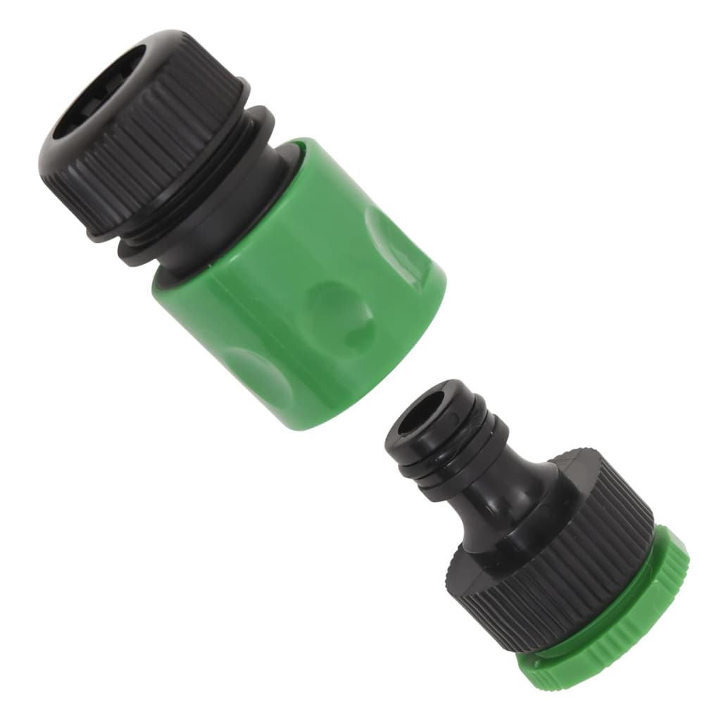 Manguera de jardín con accesorios PVC verde 0,5" 10 m