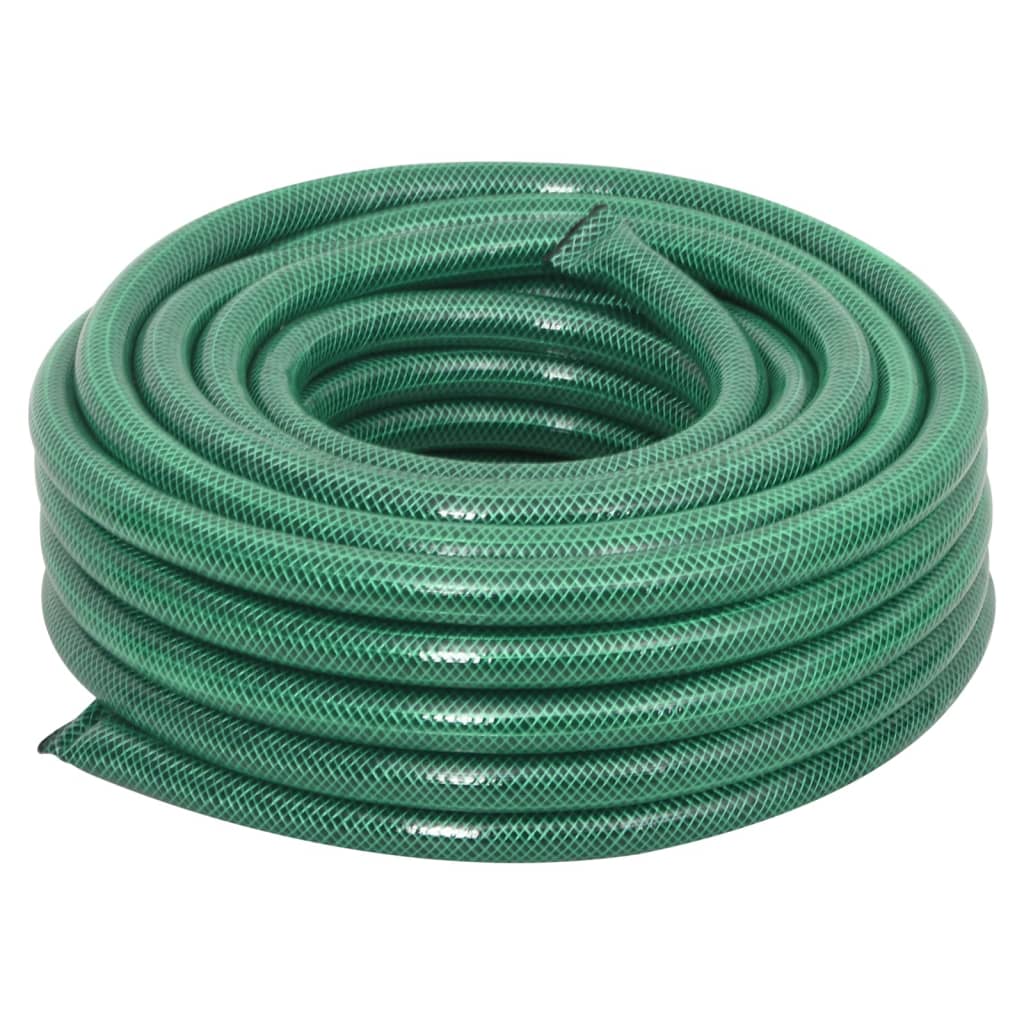 Green PVC garden hose 0.5" 10 m