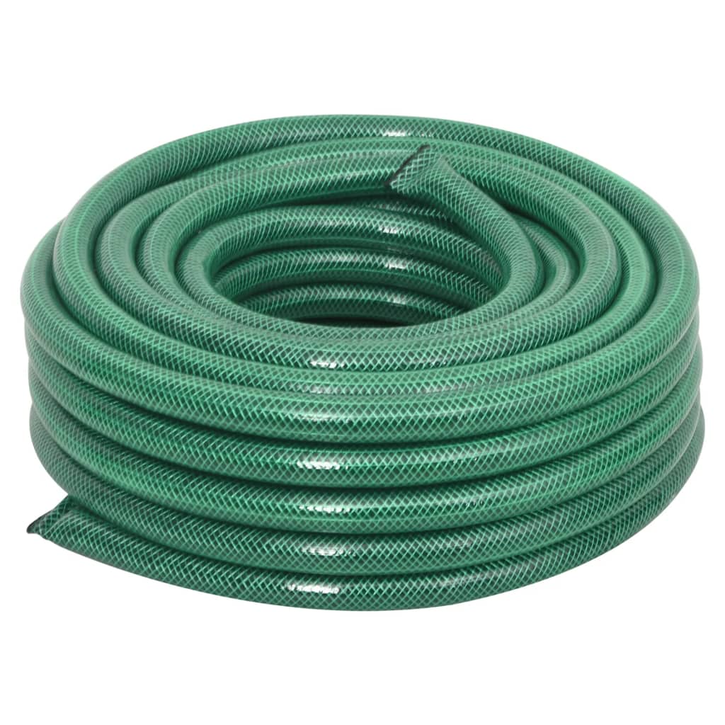 Green PVC garden hose 0.5" 10 m
