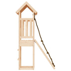 Casa de juegos con pared de escalada madera maciza pino