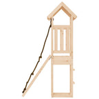 Casa de juegos con pared de escalada madera maciza pino