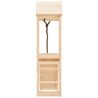 Casa de juegos con pared de escalada madera maciza pino