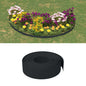 Bordura de jardín polietileno gris 10 m 10 cm
