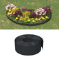 Bordura de jardín polietileno gris 10 m 10 cm