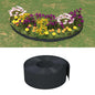 Bordura de jardín polietileno gris 10 m 10 cm