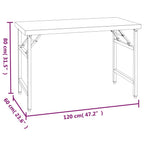 Mesa de trabajo para cocina con estante acero inox 120x60x115cm