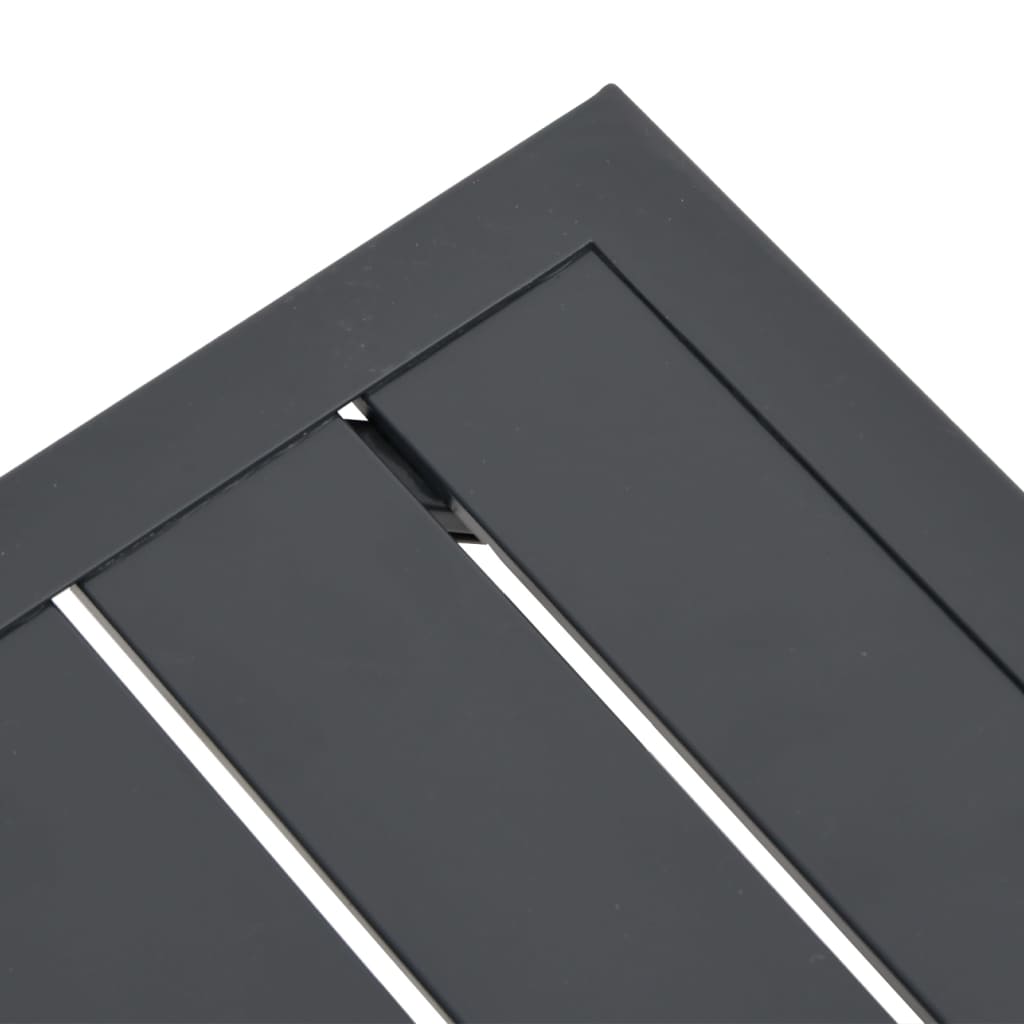 Tumbonas 2 unidades con mesa y cojines ratán sintético gris