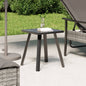Mesa de jardín de acero gris antracita 34x34x38 cm