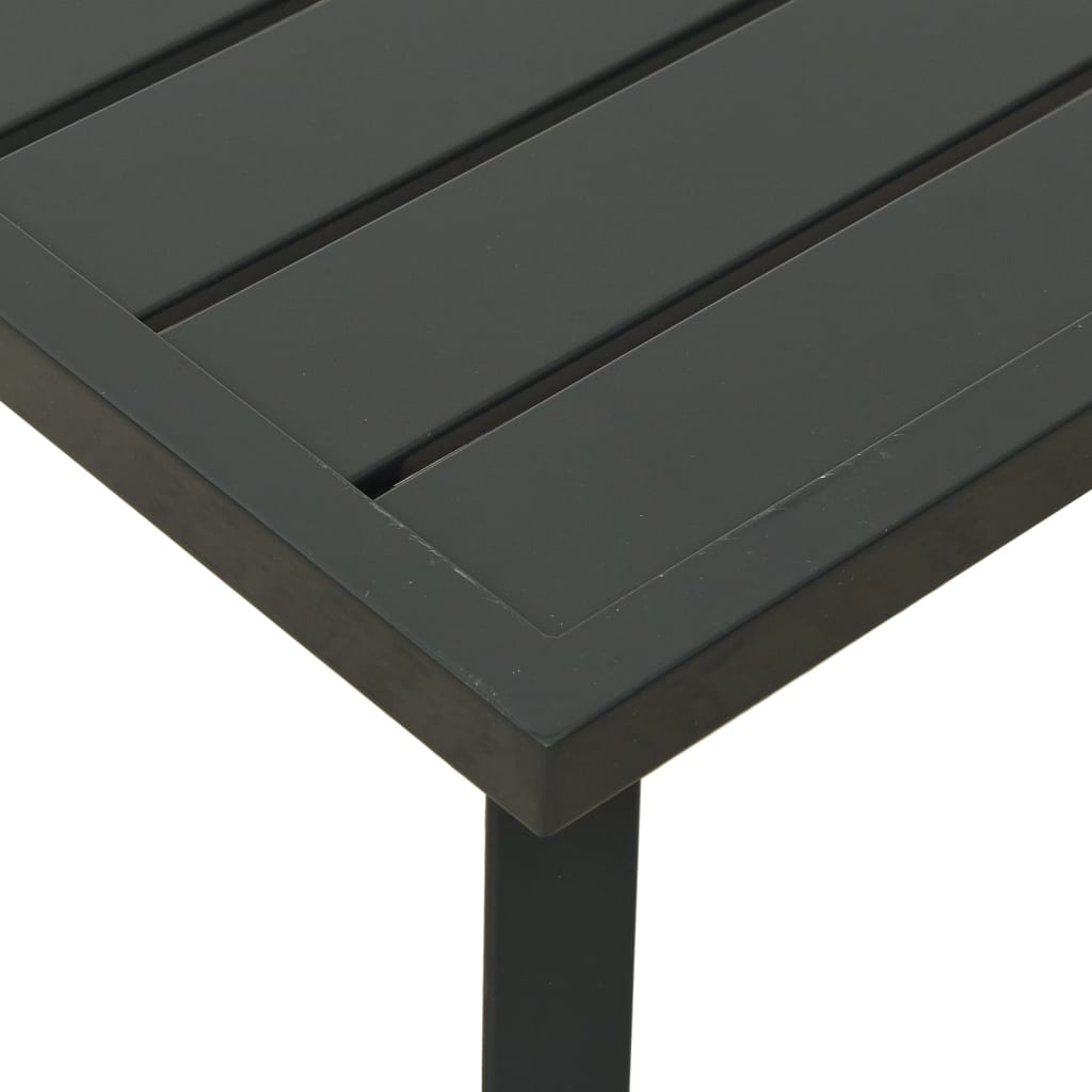 Mesa de centro para jardín acero gris antracita 110x55x35 cm